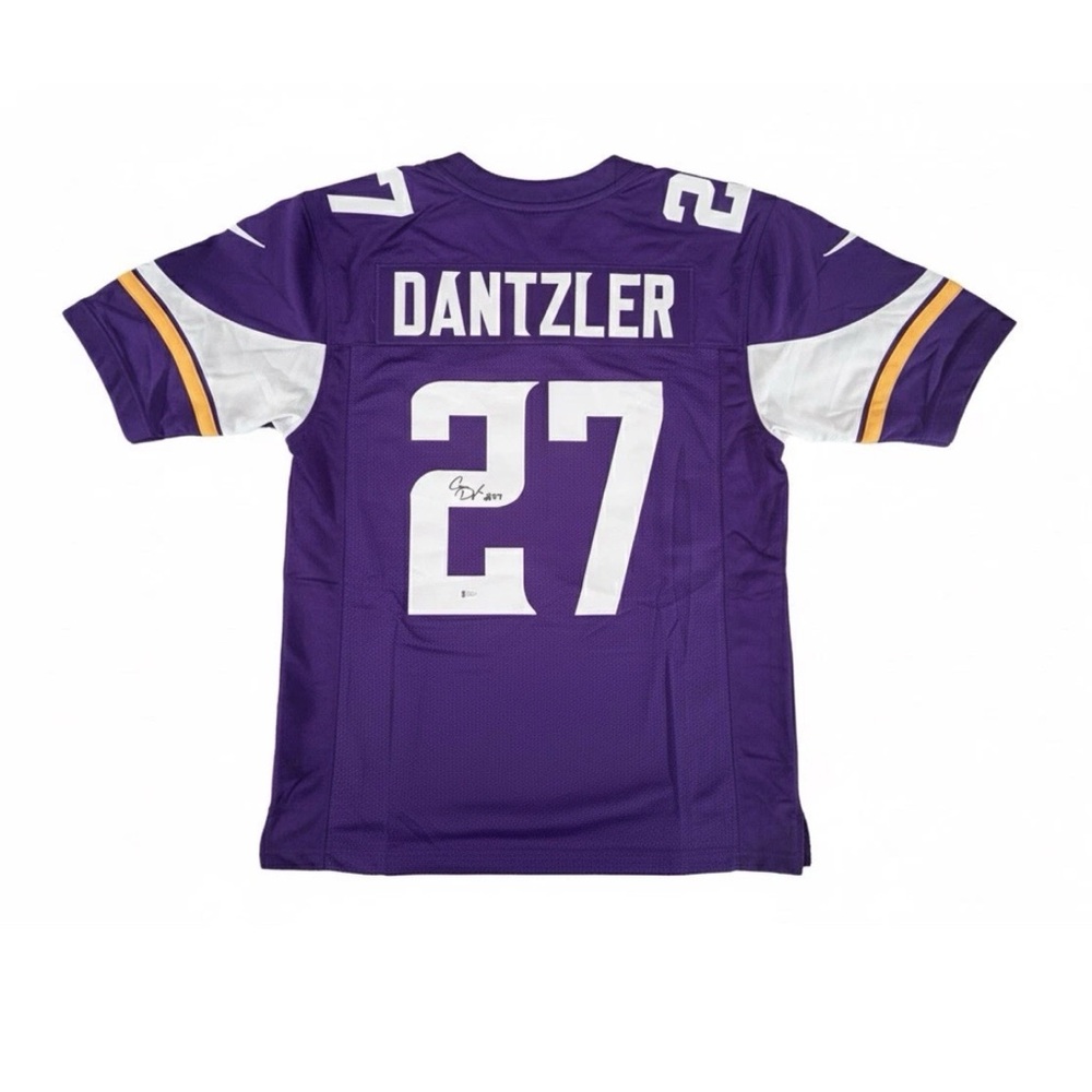 Cam Dantzler Autographed Jersey Minnesota Vikings CB  Beckett Certified